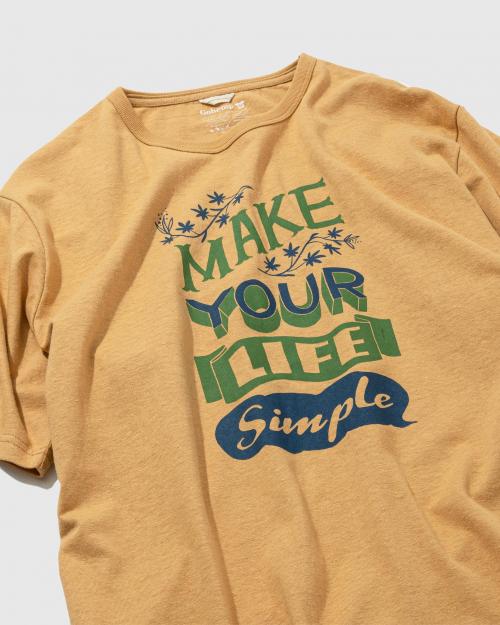 MAKE LIFE SIMPLE WIDE FITS TEE