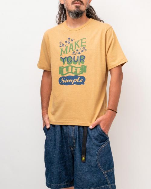 MAKE LIFE SIMPLE WIDE FITS TEE