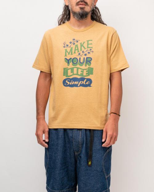 MAKE LIFE SIMPLE WIDE FITS TEE