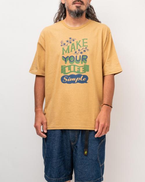 MAKE LIFE SIMPLE WIDE FITS TEE