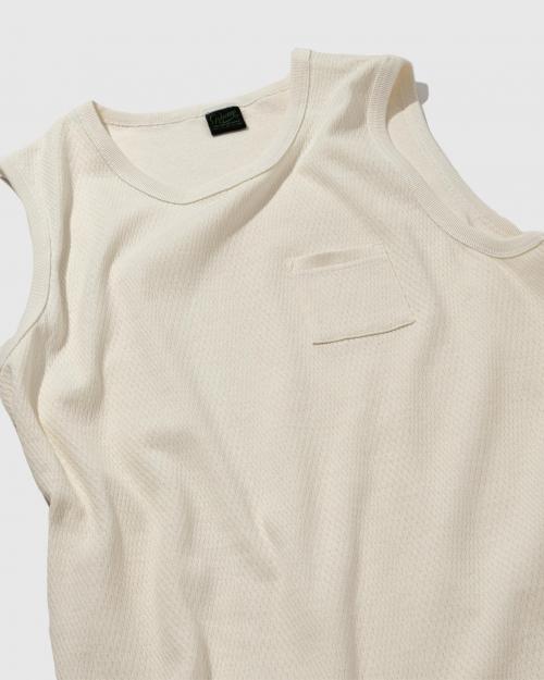 U-NECK POCKET TANK TOP