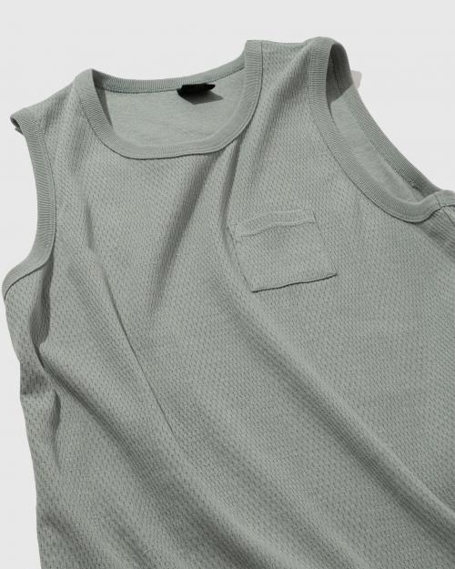 U-NECK POCKET TANK TOP