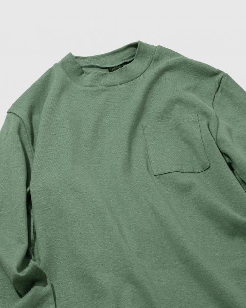 HI NECK LONG SLEEVE TEE