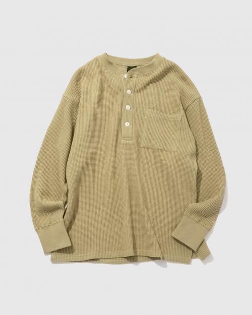 HENLEY 4BTN WAFFLE