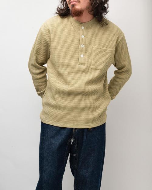 HENLEY 4BTN WAFFLE