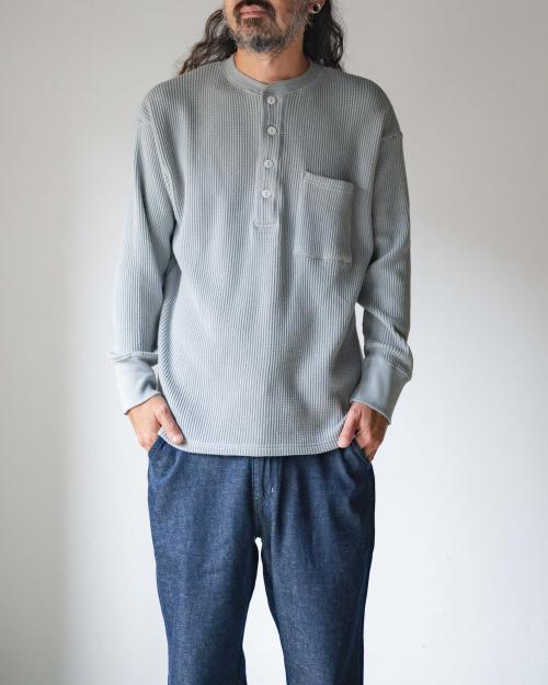 HENLEY 4BTN WAFFLE