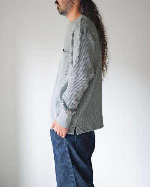 HENLEY 4BTN WAFFLE