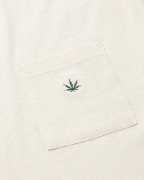 GLOBAL LEAF EMB TEE