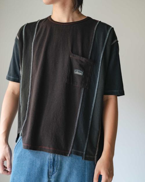 T-SHIRTS - BLACK DYED REUSE
