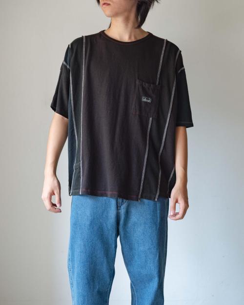 T-SHIRTS - BLACK DYED REUSE