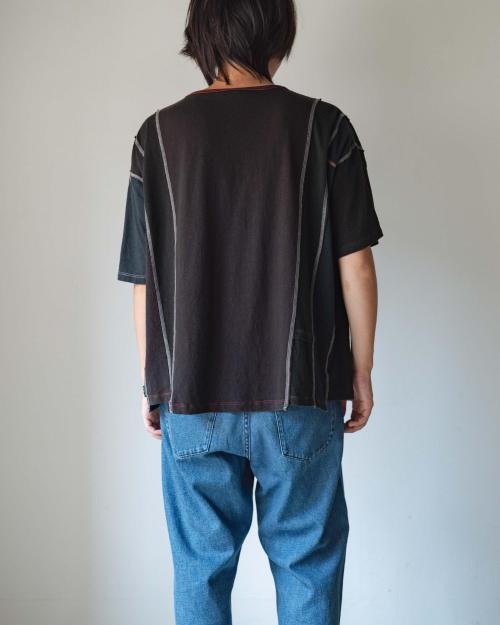 T-SHIRTS - BLACK DYED REUSE