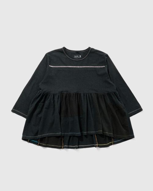 FOOTBALL TEE - BLACK DYED REUSE