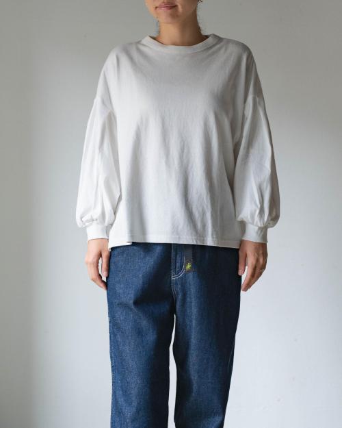 SLEEVE GATHER TEE