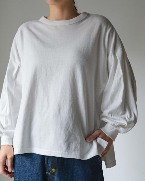 SLEEVE GATHER TEE