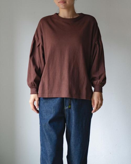 SLEEVE GATHER TEE