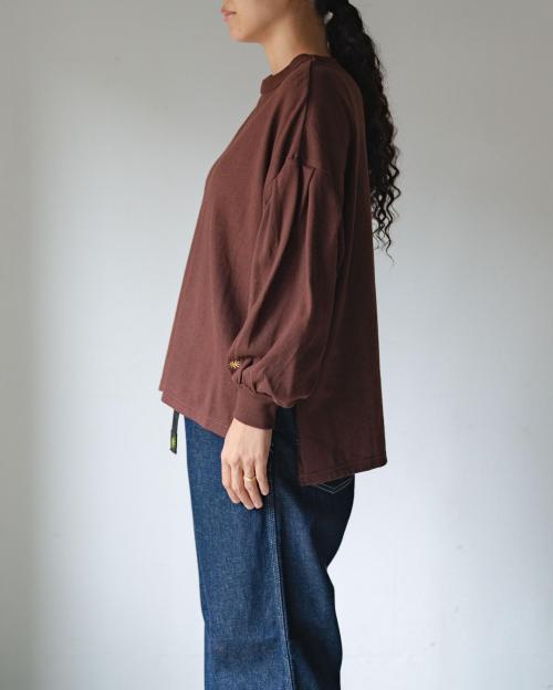 SLEEVE GATHER TEE