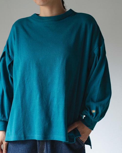 SLEEVE GATHER TEE