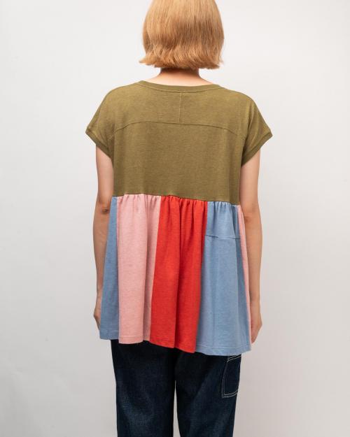 SUNNY ROUND TEE - SOLID REUSE