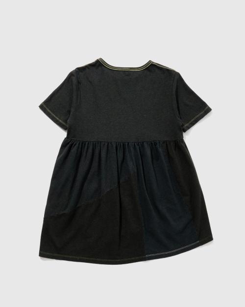 SHORT SLEEVE TEE - BLACK DYED REUSE