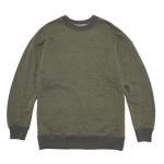 NO SIZE CREW／TWEED HERINGBORN SWEAT