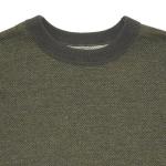 NO SIZE CREW／TWEED HERINGBORN SWEAT