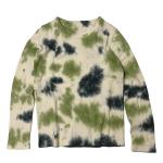 WOMAN L/SL TEE/ SUN BLEND WARMER-TIEDYE