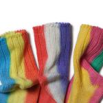 GOHEMP STRIPE TIE-DYE QUATER SOCKS / ×ANONYMOUSISM