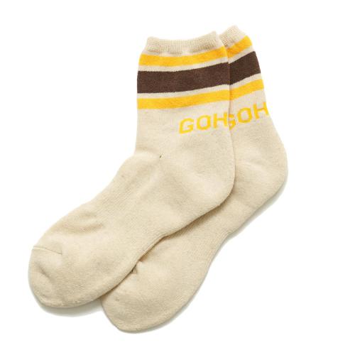 GOHEMP LOGO PILE QUARTER SOCKS ／×ANONYMOUSISM