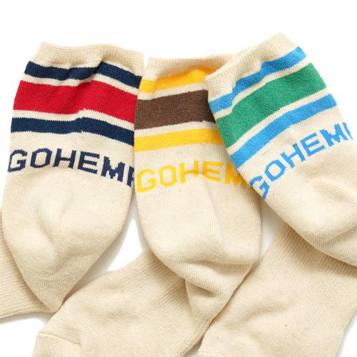 GOHEMP LOGO PILE QUARTER SOCKS ／×ANONYMOUSISM