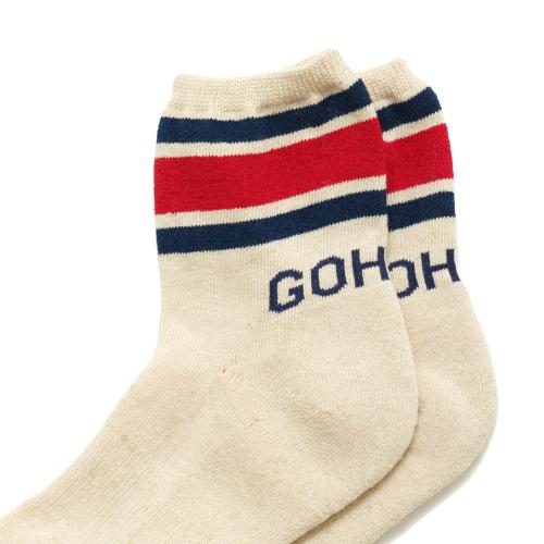 GOHEMP LOGO PILE QUARTER SOCKS ／×ANONYMOUSISM