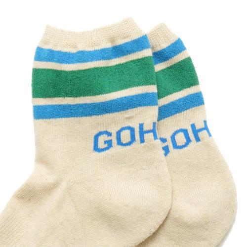 GOHEMP LOGO PILE QUARTER SOCKS ／×ANONYMOUSISM