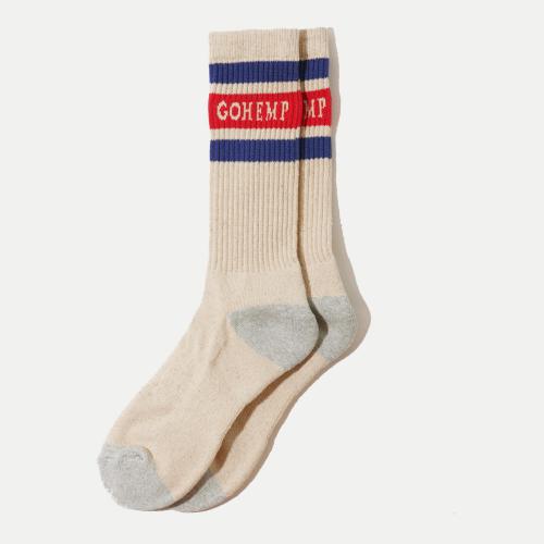 3LINE PILE CREW SOCKS