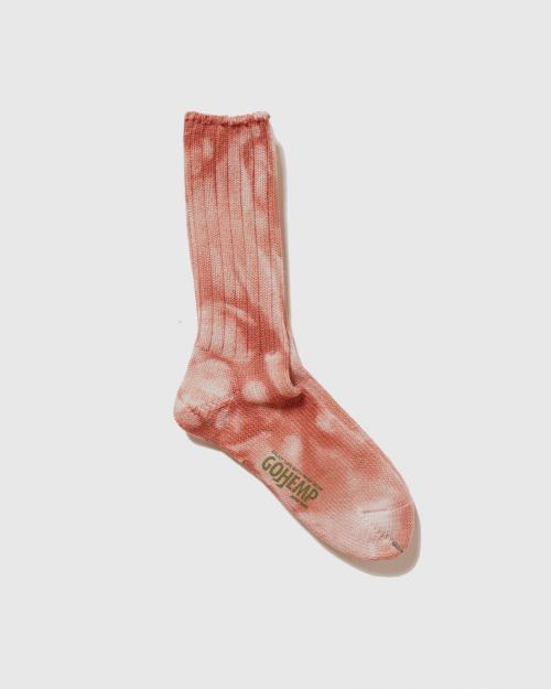 UNEVEN DYE CREW SOCKS