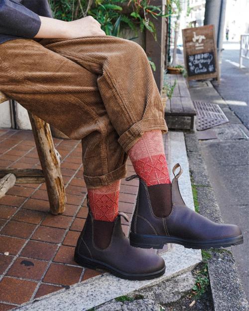 CABLE JACQUARD SOCKS