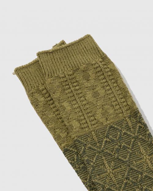 CABLE JACQUARD SOCKS