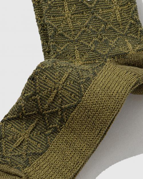 CABLE JACQUARD SOCKS