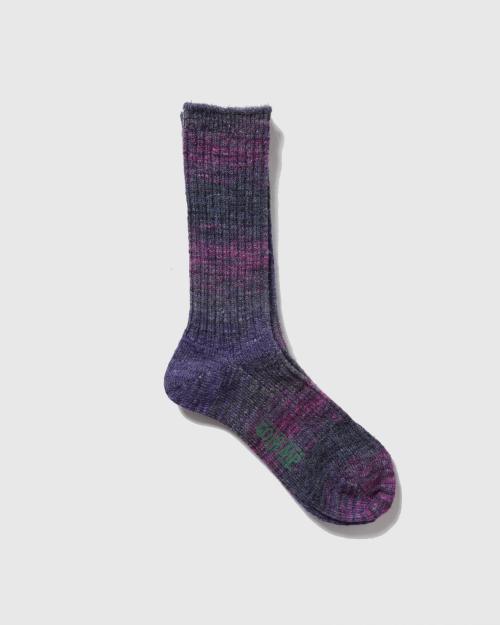 SLUB SPLASH PATTERN SOCKS