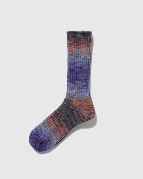 SLUB SPLASH PATTERN SOCKS