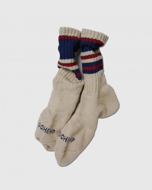 RANDOM LINE PILE CREW SOCKS