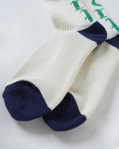 BOUCLE LOGO PILE CREW SOCKS