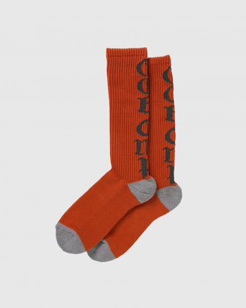 BOUCLE LOGO PILE CREW SOCKS