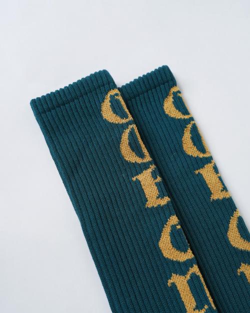 BOUCLE LOGO PILE CREW SOCKS