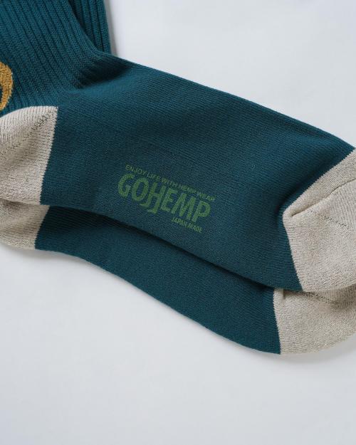 BOUCLE LOGO PILE CREW SOCKS