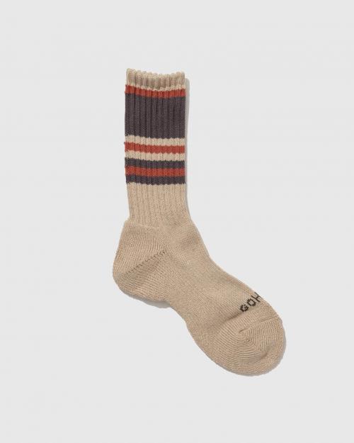 RANDOM LINE PILE CREW SOCKS