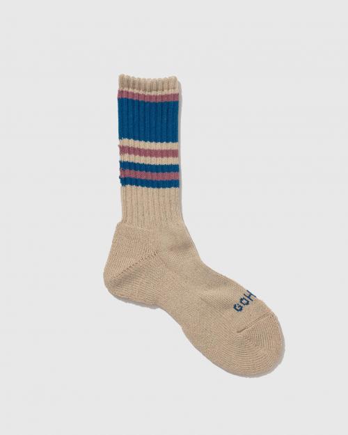 RANDOM LINE PILE CREW SOCKS
