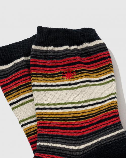 RANDOM BORDER QUARTER SOCKS