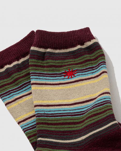 RANDOM BORDER QUARTER SOCKS