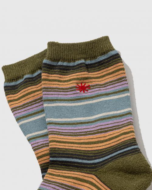 RANDOM BORDER QUARTER SOCKS