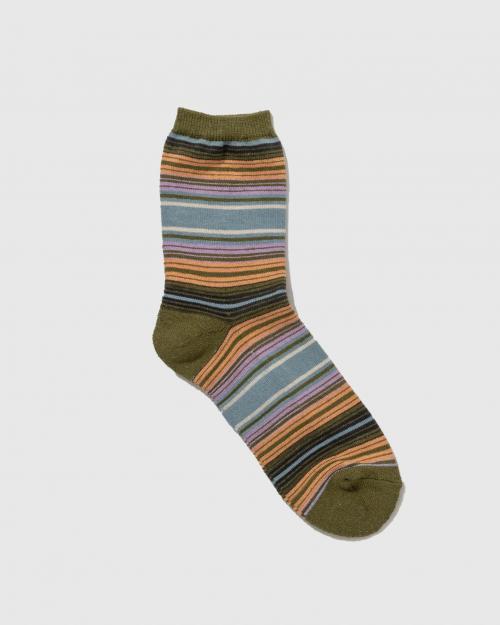 RANDOM BORDER QUARTER SOCKS