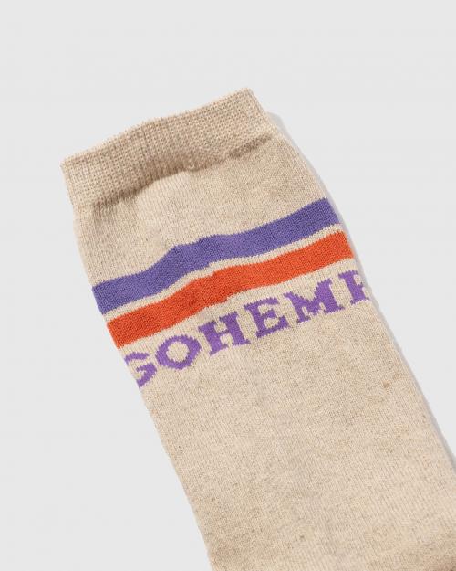 2LINE LOGO CREW SOCKS